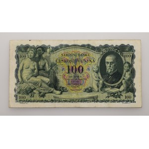 Slovakia 1939-1945, 100 Ks 1931 (reprint 1939) series Lc