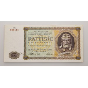 Slovensko 1939-1945, 5000 Ks 1944 série 1Ha