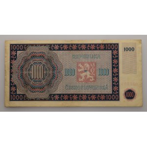 Czechoslovakia 1945-1992, 1000 CZK 1945 series 07 D