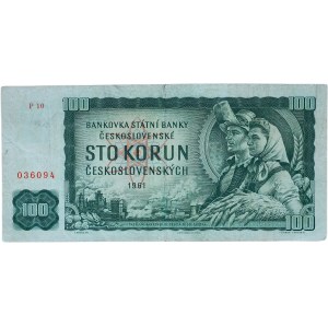 Czechoslovakia 1945-1992, 100 CZK 1961 - P 10