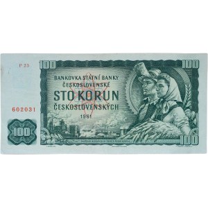 Czechoslovakia 1945-1992, 100 CZK 1961 - P 23