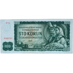 Czechoslovakia 1945-1992, 100 CZK 1961 - P 78