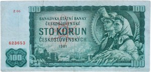 Czechoslovakia 1945-1992, 100 CZK 1961 - Z 06