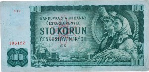 Czechoslovakia 1945-1992, 100 CZK 1961 - Z 12