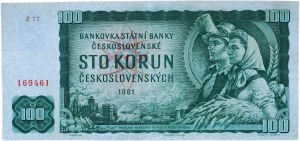 Czechoslovakia 1945-1992, 100 CZK 1961 - Z 77