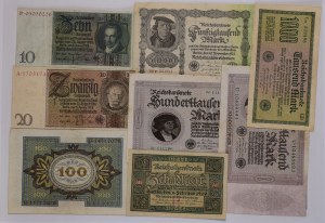 Germany, banknote convolute