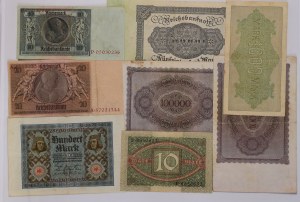 Germany, banknote convolute