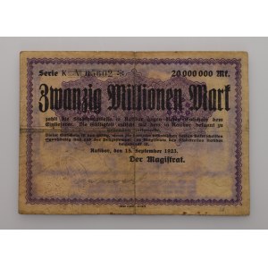 Allemagne, Ratibor, 20.000.000 marks 1923