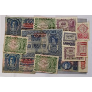 Austria, banknote convolute