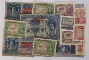 Austria, banknote convolute