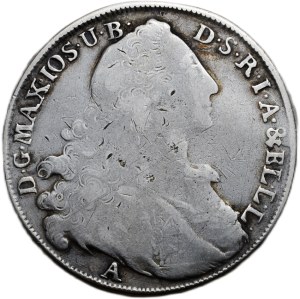 Bavaria, Maximilian III. Joseph 1745-1777, thaler 1769 A