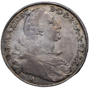 Bavaria, Maximilian III. Joseph 1745-1777, thaler 1772 A