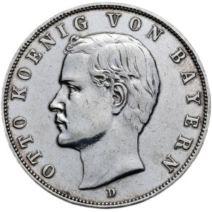 Bavorsko, Otto 1886 - 1912, 3 marka 1910 D