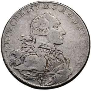 Brandenburg - Bayreuth, Fried.Christian 1763-1769, tolar 1766 ES