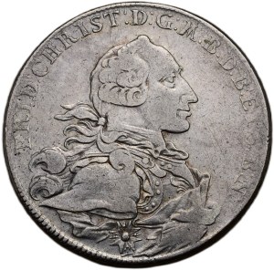 Brandenburg - Bayreuth, Fried.Christian 1763-1769, tolar 1766 EC