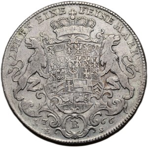 Brandenburg - Bayreuth, Fried.Christian 1763-1769, tolar 1766 ES