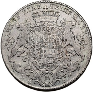 Brandenburg - Bayreuth, Fried.Christian 1763-1769, tolar 1766 EC