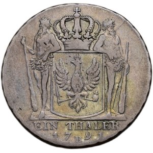 Brandenburg-Preussen, Friedrich Wilhelm II. 1786-1797, tolar 1791 B
