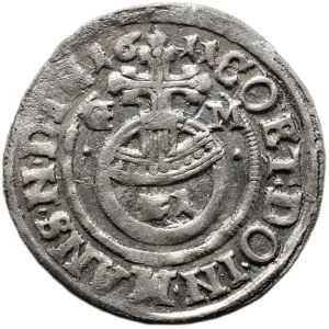 Mansfeld-Bornstedt, Bruno II, Wilhelm I, JohannGeorg IV, Volrat VI, Jobst II, 1605-1615, 1/21 thaler 1611 GM, KM# 23, nep.ned.