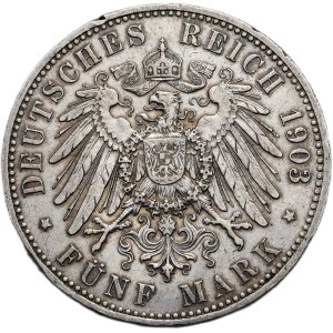 Prusko, Wilhelm II. 1888-1918, 5 marka 1903 A