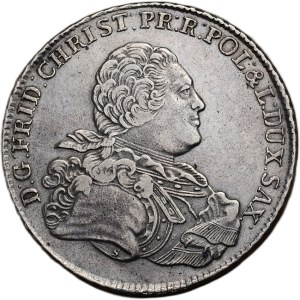 Sasko, Friedrich Christian 1763, tolar 1763 IFoF