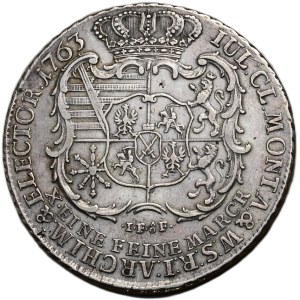 Sasko, Friedrich Christian 1763, tolar 1763 IFoF