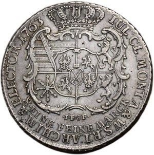 Saxony, Friedrich Christian 1763, thaler 1763 IFoF