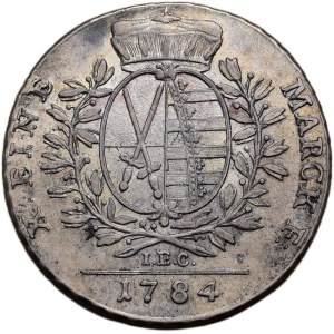Saxony, Friedrich August III. 1763-1806, conventional tolar 1784 IEC