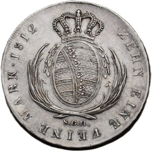 Sasko, Friedrich August I. 1806-1827, tolar 1812 SGH