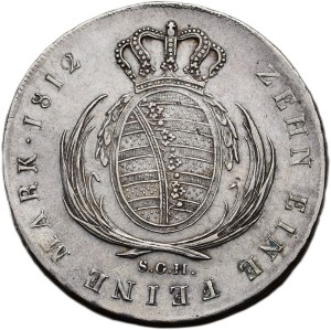 Saxony, Friedrich August I. 1806-1827, thaler 1812 SGH