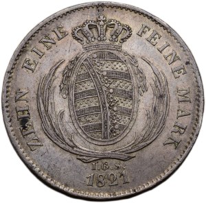 Saxony, Friedrich August I. 1806-1827, tolar 1821 IGS