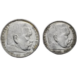 5 marka 1936 A, 2 marka 1937 F