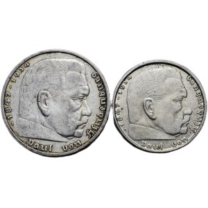 5 mark 1936 A, 2 mark 1938 B