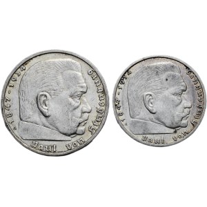 5 marka 1936 A, 2 marka 1939 A