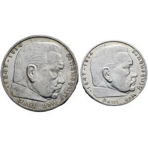 5 marka 1936 A , 2 marka 1939 A