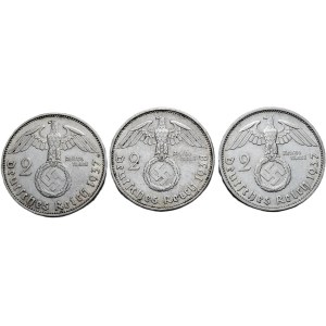 2 marks 1937 E, 1937 F, 1938 A