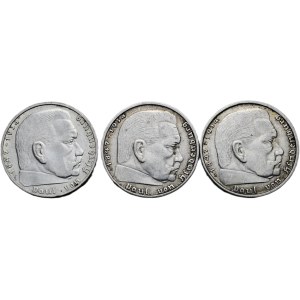 2 marks 1937 A, 1939 B, 1939 F