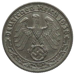 50 pfennig 1938 B