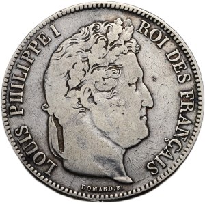 Francie, Ludvík Filip 1830-1848, 5 frank 1834 MA