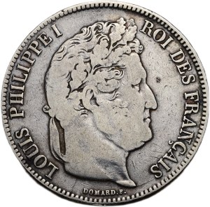 France, Louis Philippe 1830-1848, 5 francs 1834 MA