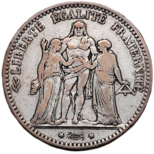 Francie, III. Republika 1871-1940, 5 frank 1875 A