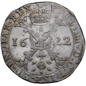 Nizozemí,Filip IV., 1621 - 1665, patagon 1622