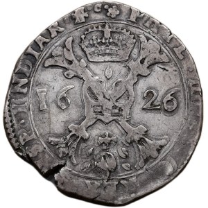 Nizozemí,Filip IV., 1621 - 1665, patagon 1626