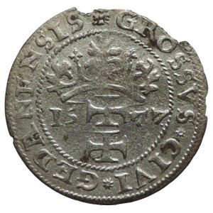 Poland, Gdansk - siege 1577, groschen 1577, Kopicki 7388