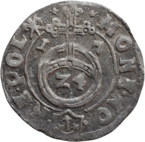Poland, Sigismund III. Vasa 1587-1632, poltorak 1617 Kraków, hooks