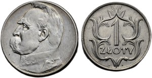 Poland 1918-1939, 5 zloty 1934, 1 zloty 1929