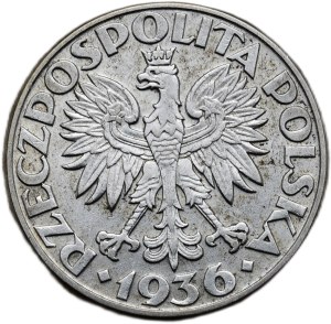 Poland 1918-1939, 2 zlotys 1936 Ship