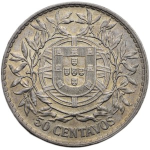 Portugalsko, 50 centavos 1914