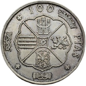 Spain, 100 pesetas 1966