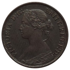 United Kingdom, Victoria, Farthing 1875